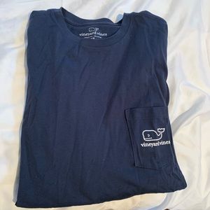 Vineyard vines navy long sleeve crewneck